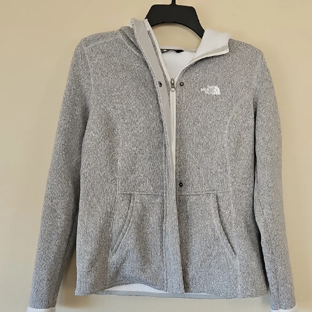 The North Face Women's Heather Gray‎ Fleece Lined Jacket Small